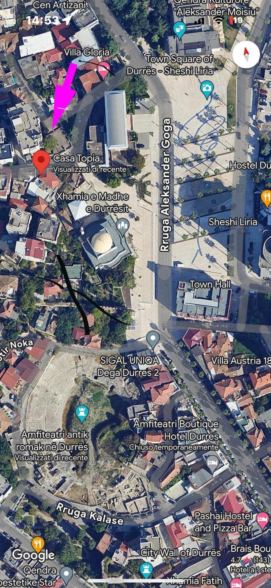 Casa Topia Durrës Buitenkant foto